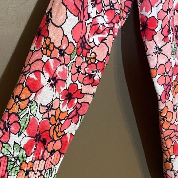 Laura Scott Floral Cardigan Sweater 3/4 Sleeves Size XL EUC - Picture 2 of 8